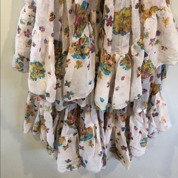 Free People Catching Glance Floral Midi Dress NWOT - Picture 7 of 8